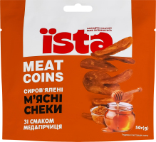 Снеки м'ясні Мед&Гірчиця Meat Coins Їsta с/в д/п 50г