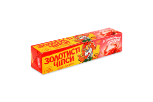 Чипсы картофельные со вкусом крабов Золотисті к/у 100г