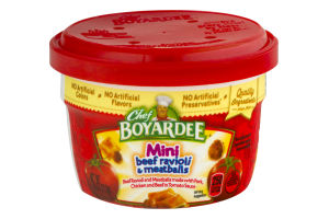 Chef Boyardee Mini Beef Ravioli with Meatballs