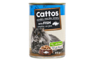 Корм д/дорослих котів з рибою 415г ж/б з ключем Кетос