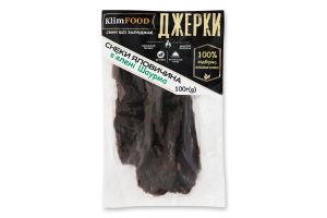 Снеки из говядины вяленые Шаурма Джерки KlimFood м/у 100г