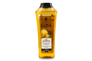 Шампунь для сухих и поврежденных волос с омега 9+ масло марулы Oil nutritive Gliss 400мл