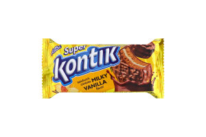 Печенье-сэндвич ванильный молочный вкус Super Kontik Konti м/у 90г