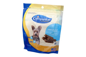 Companion Mini Dental Sticks for Toy & Small Dogs Chicken Flavor - 24 CT
