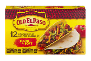Old El Paso Taco Shells Hard & Soft - 12 CT