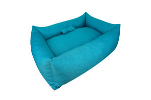 Лежак д/собак Патрік №3 бірюзовий прямокутний 60*85*21см Матис