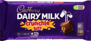 Шоколад молочний Cadbury з хрусткою карамеллю