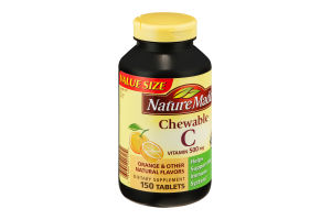 Nature Made C Vitamin 500mg Chewable Tablets - 150 CT