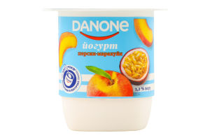 Йогурт 1.2% Персик-маракуя Danone ст 115г