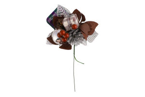 Прикраса декоративна Гілка з різдв подарунк15*23см