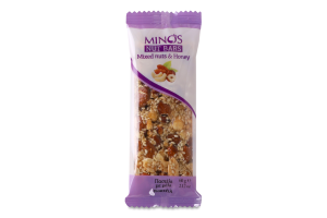 Батончик из орехов и меда Minos м/у 60г