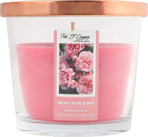 Свічка ароматична Оксамитова троянда 235г скло Пако ІФ