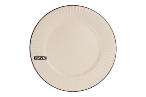 Тарілка обідня Penelope бежева кераміка 27см Nava