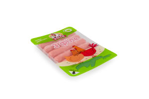 Сосиски Из филе Pollo 1с лоток 0.26кг
