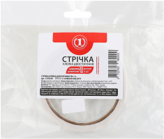 Стрічка клейка двостороння №1270348 ТМ "1" 1шт