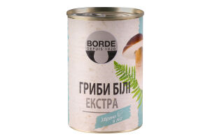 Гриби Borde Білі екстра консервовані