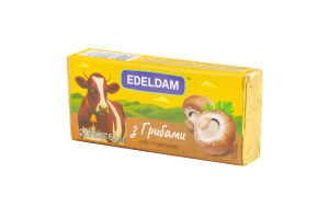 Сыр плавленый 20% С грибами Edeldam м/у 64г