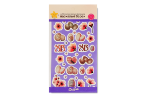 Набор узоров самоклеющихся для пасхальных яиц Пасхальные краски Добрик 1шт