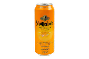 Пиво 0.5л 5% пшеничне нефільтроване Hefeweizen Schofferhofer з/б