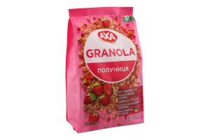 Гранола хрустящая Клубника Axa м/у 330г