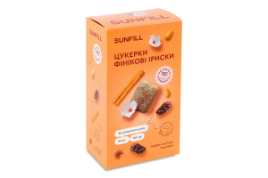 Конфеты Финиковые ириски SunFill к/у 120г