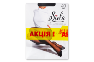 Набор колготок женских Siela Collant Collection Just №SST50008 20den 3 nero + 40den 3 nero 2шт