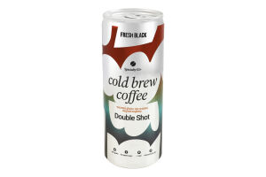 Напій кавовий холодного настоювання з L-теаніном Double shot Fresh Black з/б 250мл