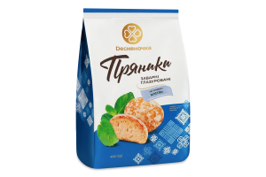 Пряники заварные глазированные Со вкусом мяты Dесняночка м/у 400г