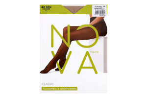 Колготки жіночі Nova Classic 40 бежевий р.4