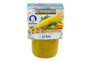 Gerber 3rd Foods Carrot Peas & Corn With Lil' Bits Crawler - 2 PK