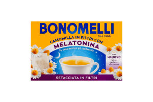 Чай Bonomelli Ромашка/мелатонін/магній 14шт И099 (Італ)