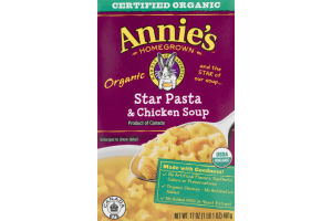 Annie's Homegrown Organic Soup Star Pasta & Chicken