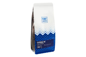 Кофе натуральный жареный в зернах смесь №1 Под эспрессо Funt Coffee м/у 1кг