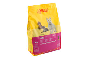 Корм сухой полнорационный для взрослых собак малых пород Mini JosiDog м/у 900г