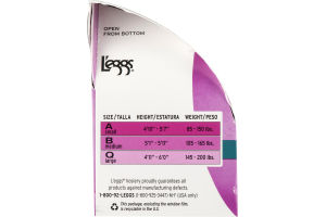 L'eggs Silken Mist Silky Sheer Leg Control Top Run Resistant Jet Black Q