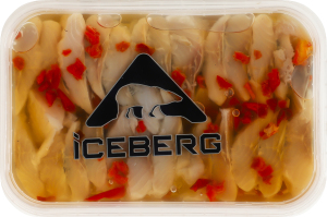 Сельдь филе-кусочки в масле с паприкой Iceberg п/у 280г