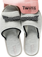 Капці відкриті домашні жіночі Twins №5541 40 сірий