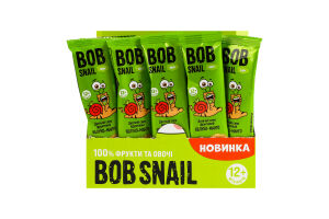 Снек фруктовый для детей от 12мес Яблоко-манго Baby Bob Snail м/у 17г