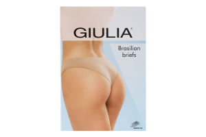 Труси жіночі Giulia Brasilian black S/M