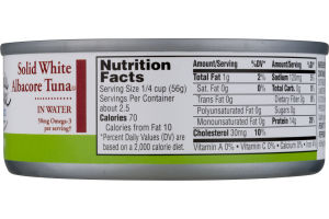 Nature's Promise Albacore Tuna Solid White