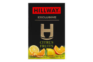 Чай черный байховый листовой Citrus fruits Exclusive Hillway к/у 100г