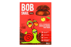 Цукерки в шоколаді Яблуко-полуниця Bob Snail к/у 60г