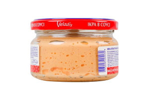 Икра атлантических рыб с крабом в соусе Veladis с/б 160г