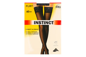 Панчохи жіночі Instinct Flirt 40den 3/4 nero