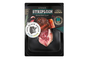 Стейк Стріплойн Преміум охолоджений 300г в/у Salsus