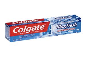 Colgate Fluoride Toothpaste Max Fresh Whitening Cool Mint