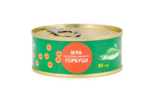 Икра горбуши лососевая зернистая ТОВ Росич-Плюс ж/б 80г