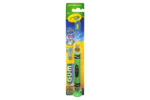 GUM Crayola Flashing Light Soft Toothbrush
