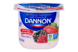 Dannon Whole Milk Yogurt Mixed Berry