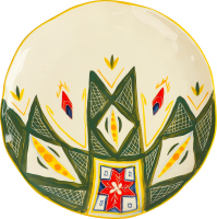 Тарелка d23см Зеленая Пасха Покутська кераміка 1шт